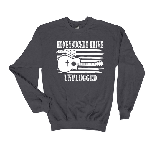 Honeysuckle Drive Unplugged Guitar Sweatshirt